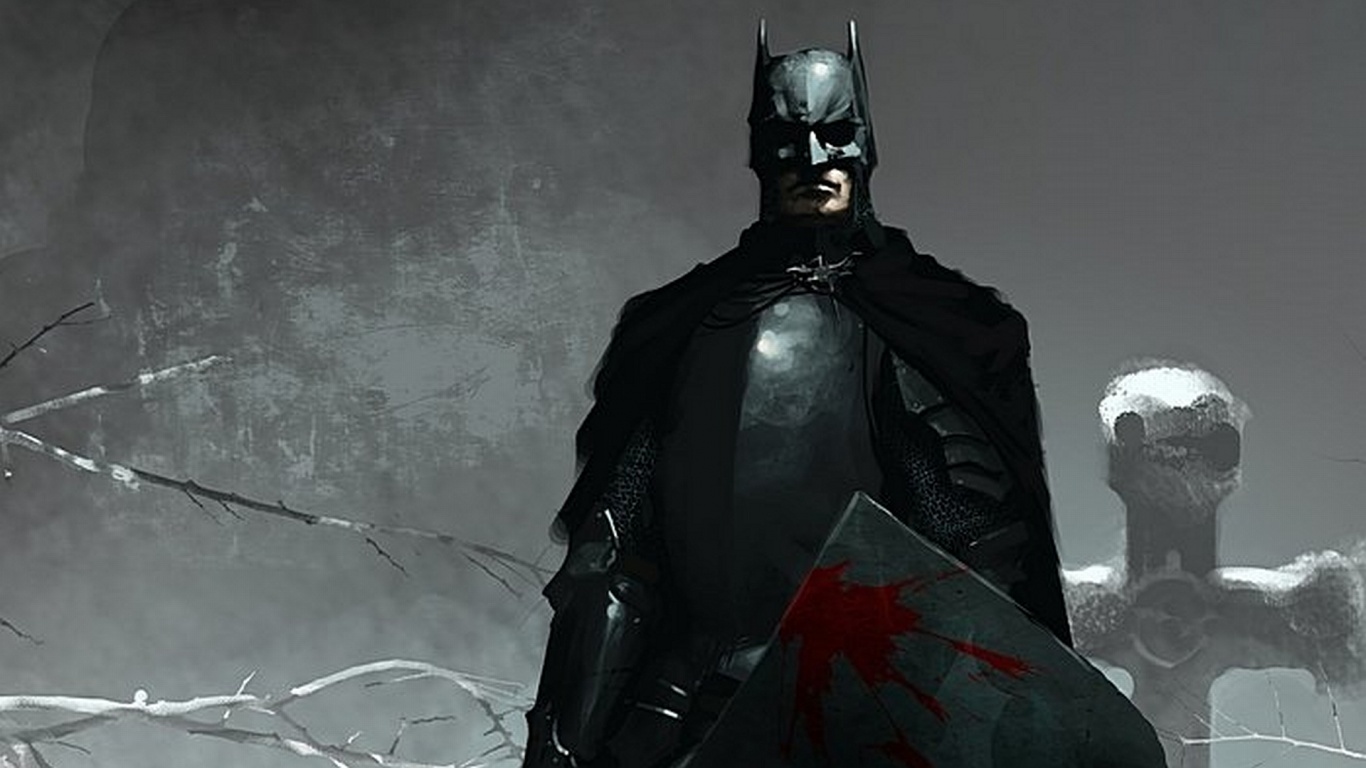 Batman In The Cemetery