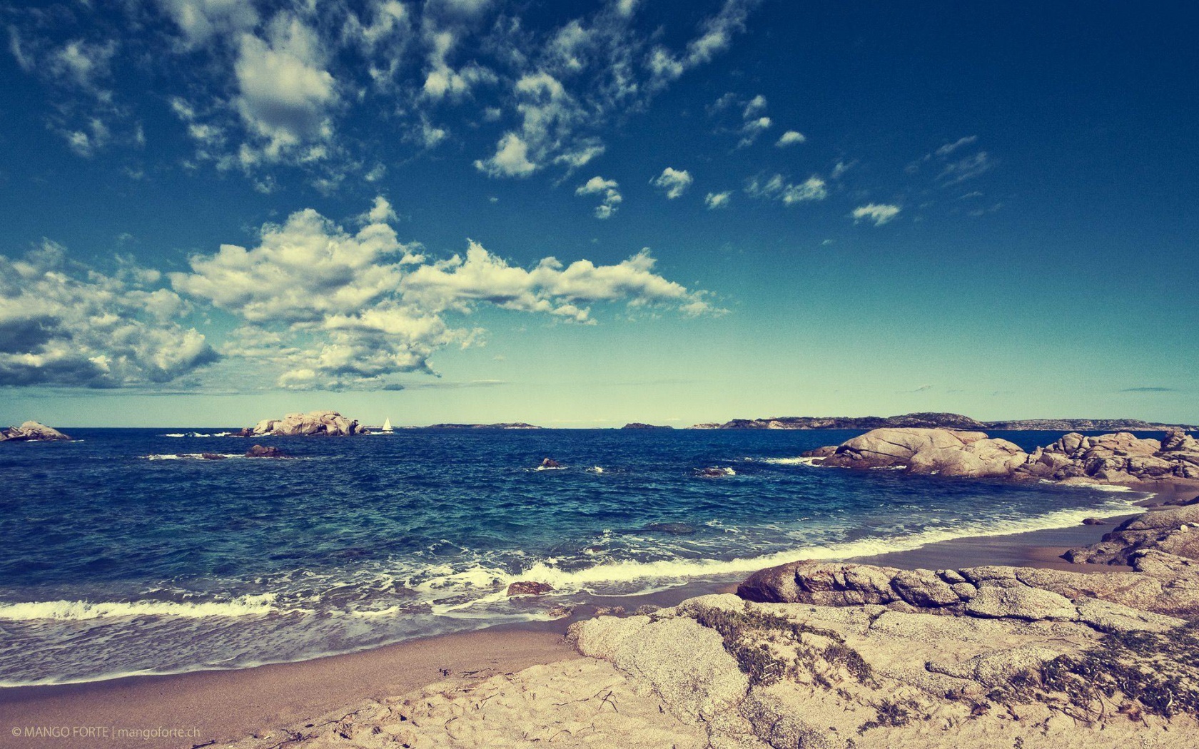 Beach Rock Ocean Nature Landscape