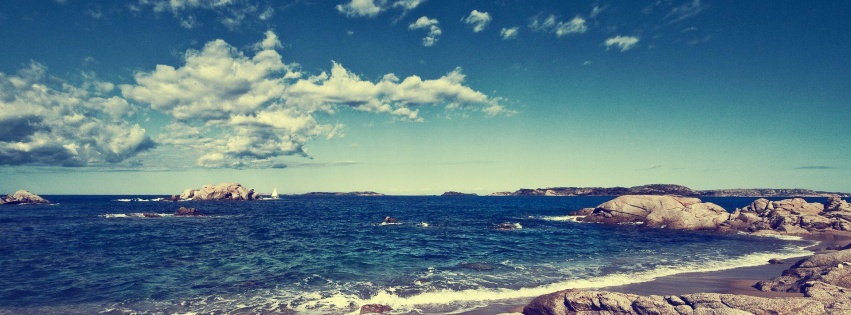 Beach Rock Ocean Nature Landscape