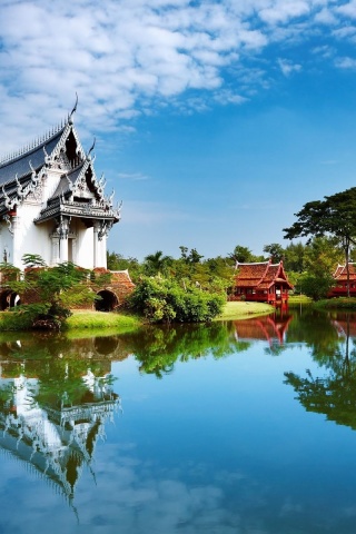 Beautiful China Building River Architecture