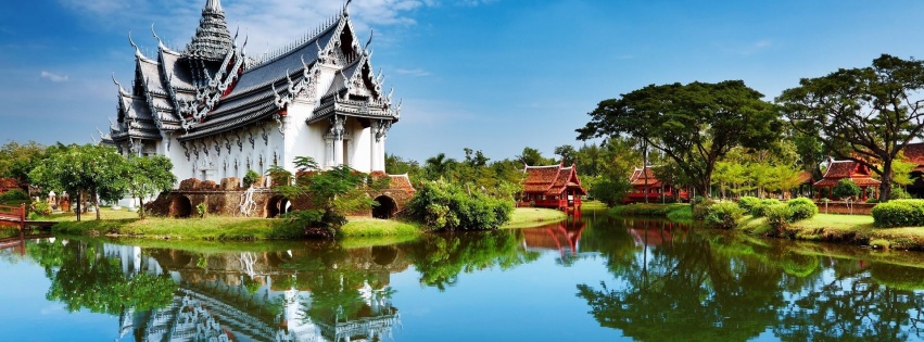 Beautiful China Building River Architecture