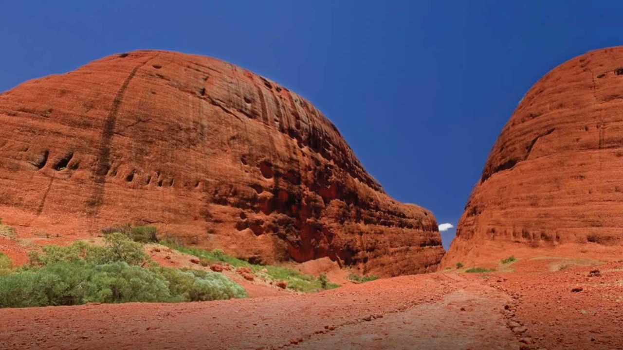 Beautiful Scenery Kata Tjuta Olga Rocky Uluru National Park Attraction Australia World