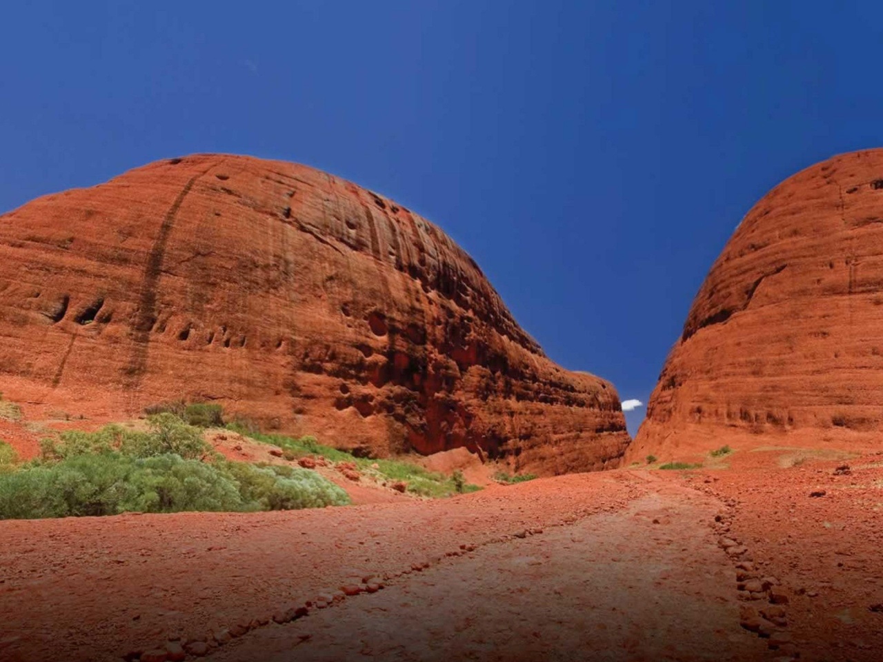 Beautiful Scenery Kata Tjuta Olga Rocky Uluru National Park Attraction Australia World