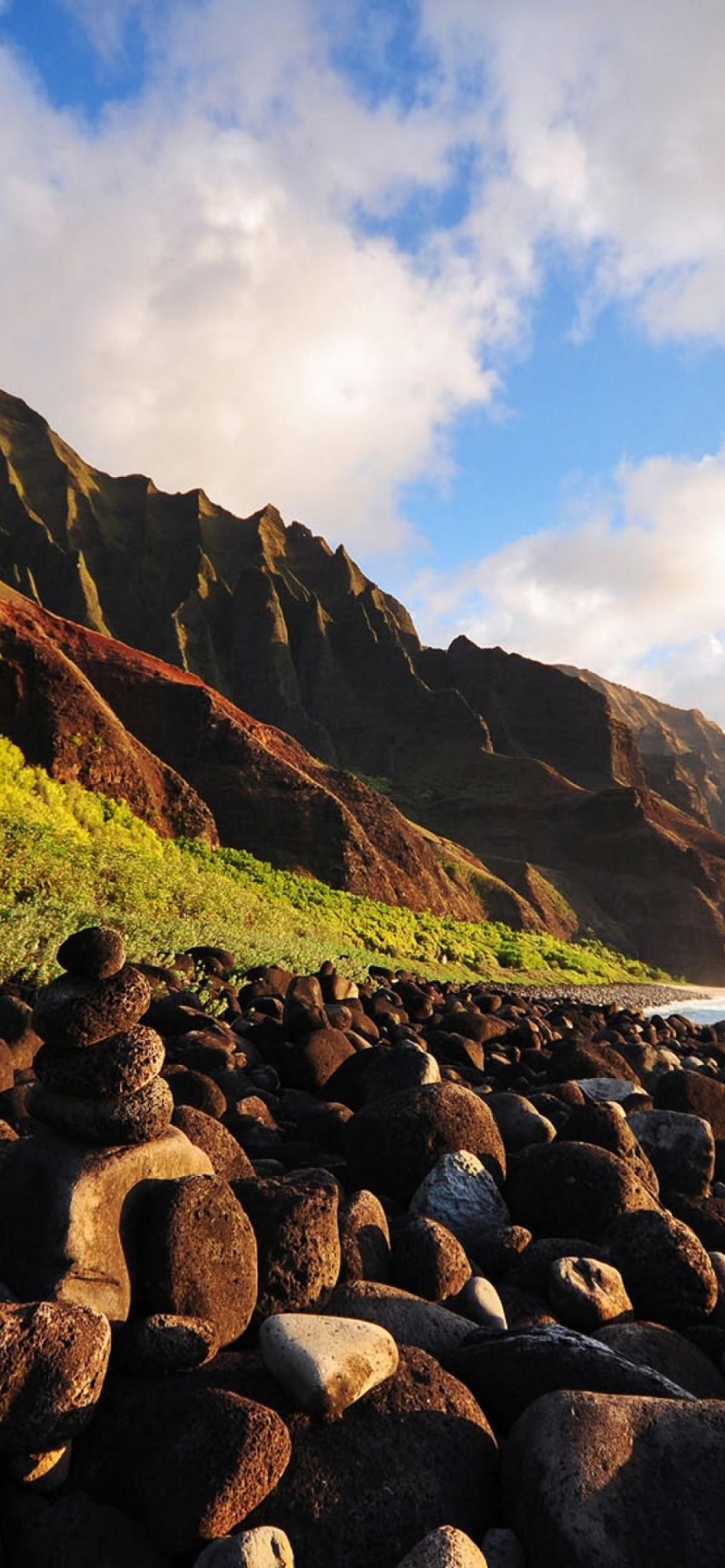 Beautiful Scenery Kauai Na Pali Coast Tropical Island Hawaii United States World