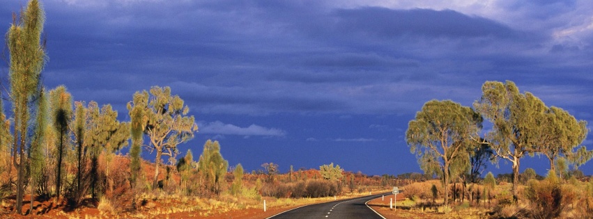 Beautiful Scenery La Lasseter Highway State Route Australia World