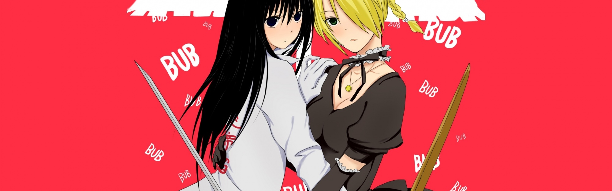 Beelzebub Girl Umbrella Hug Anime Wallpaper