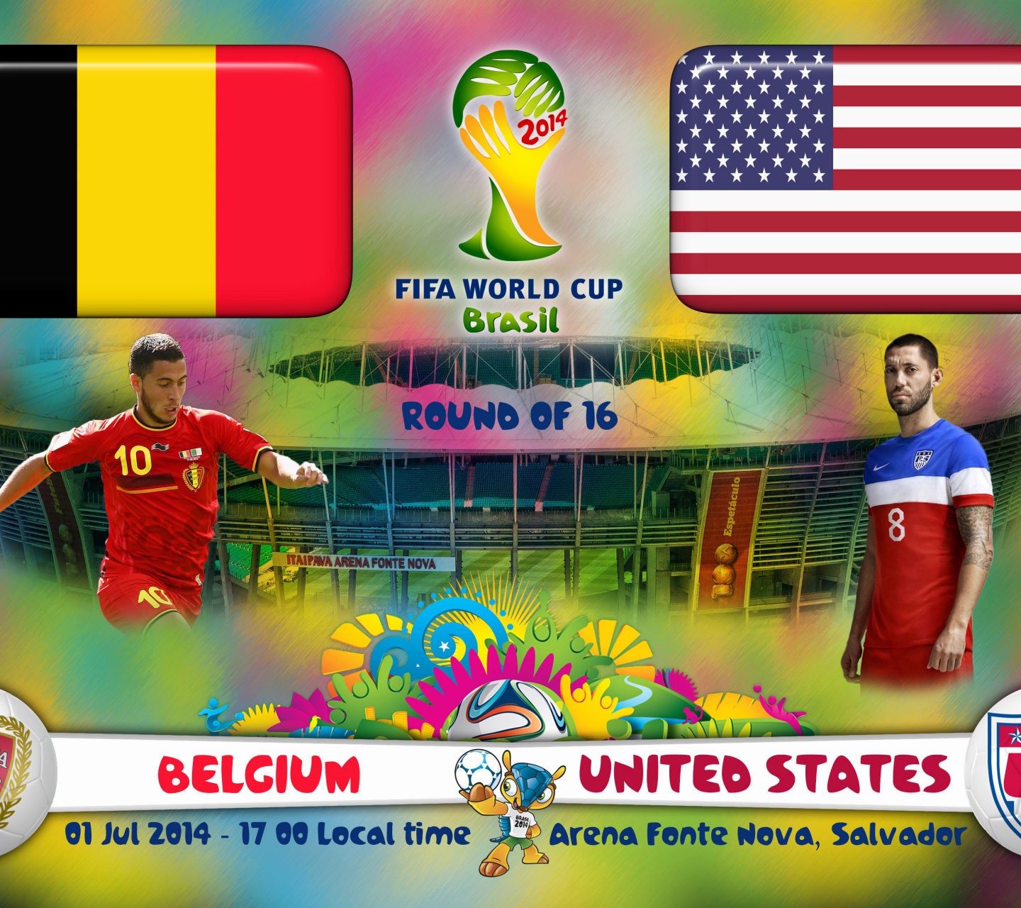 Belgium Vs United States WC 2014