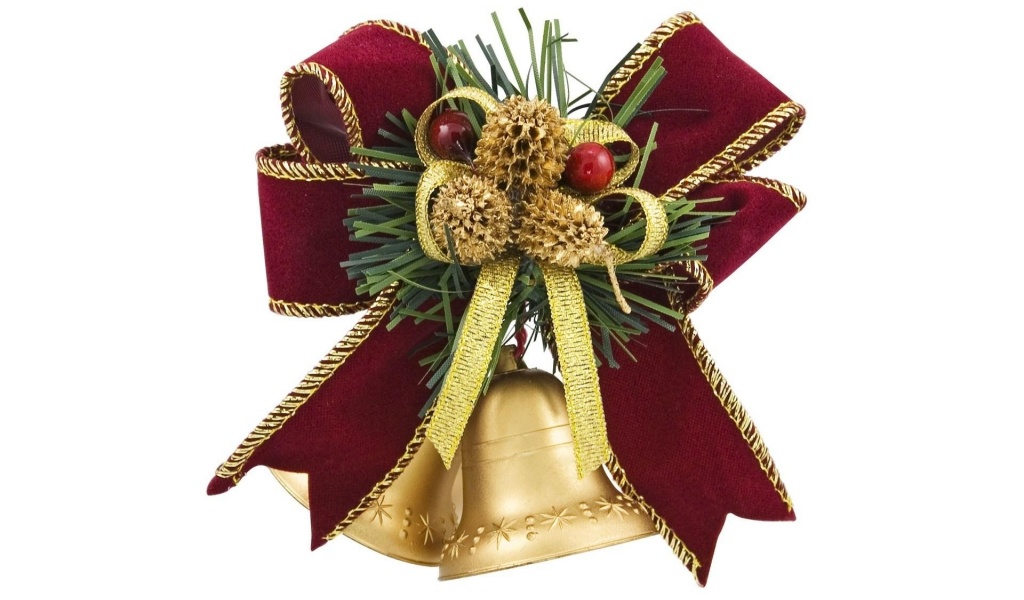 Bells Steam Ribbon Tinsel Christmas