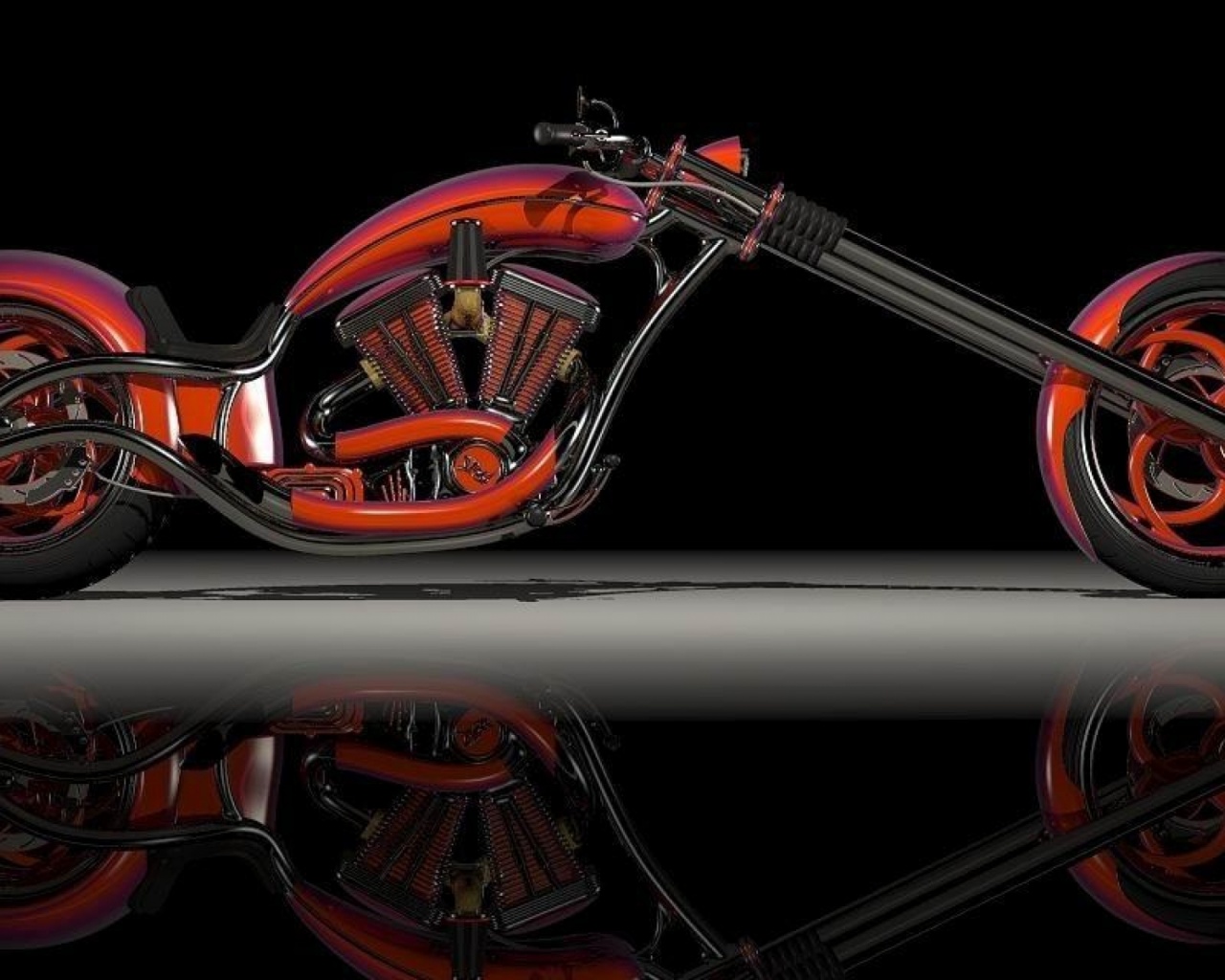 Bike Black American Chopper