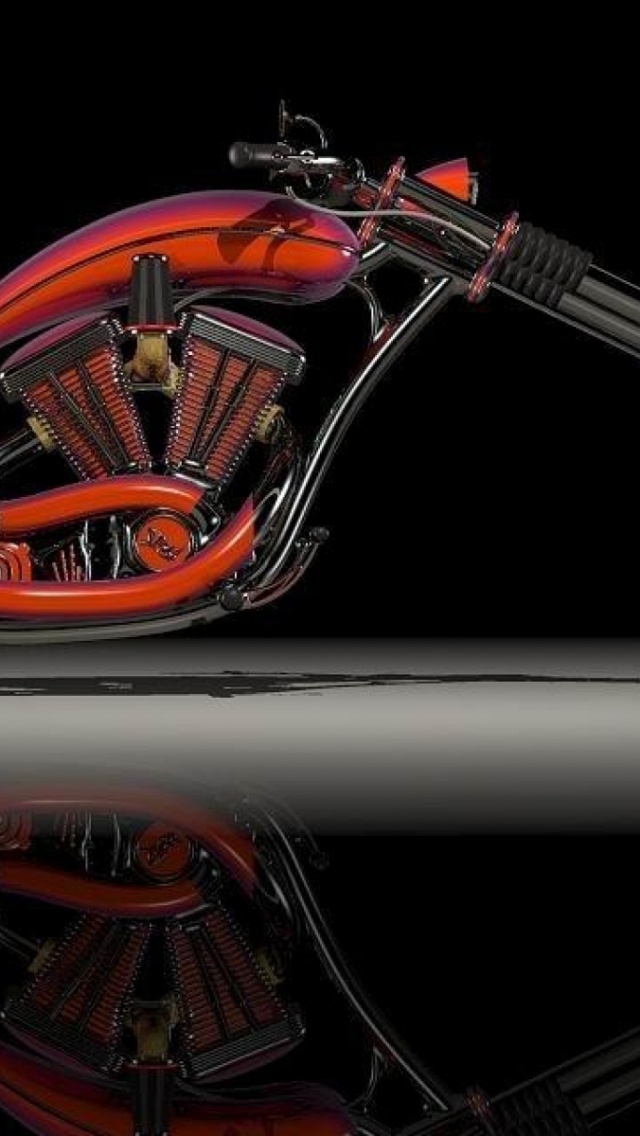 Bike Black American Chopper