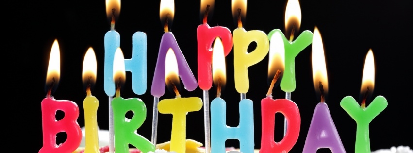 Birtay Candles Pie