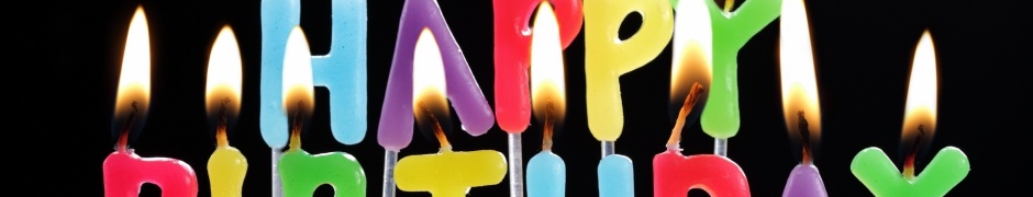 Birtay Candles Pie