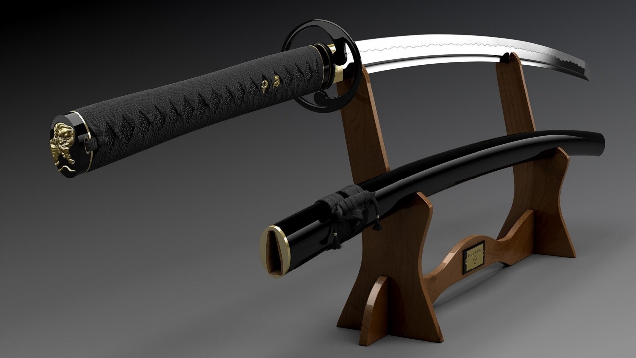 Black Katana Sword