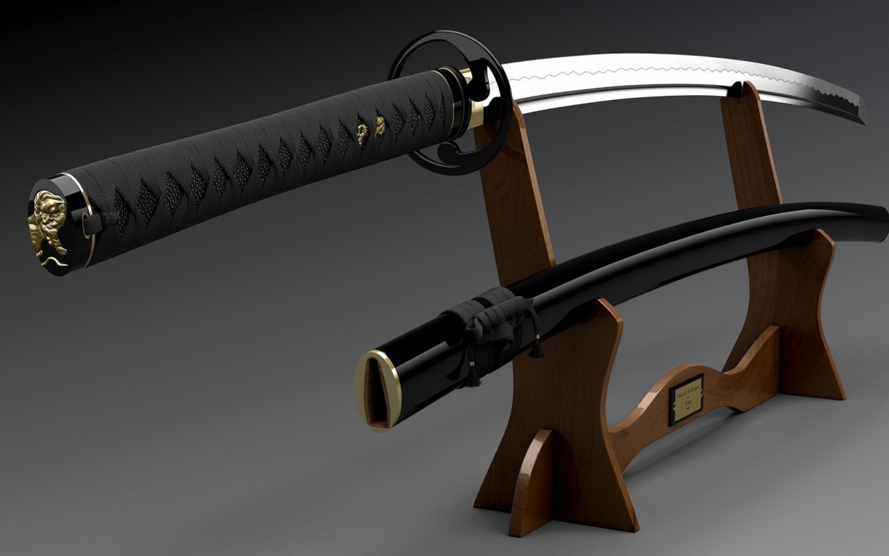 Black Katana Sword