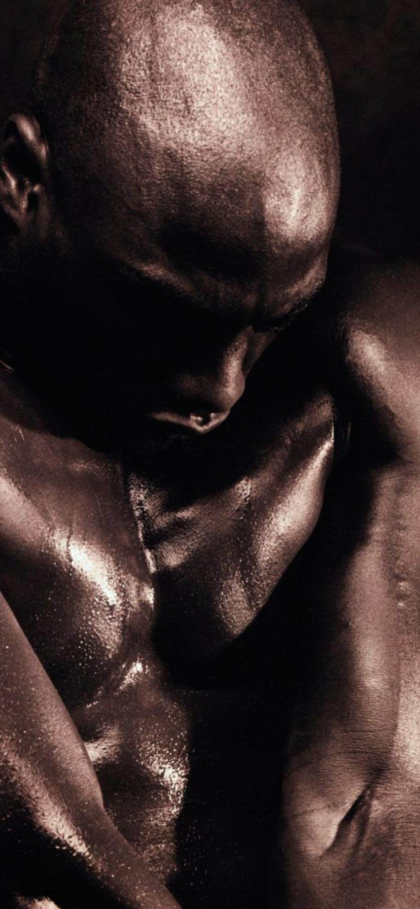 Black Man Body Power