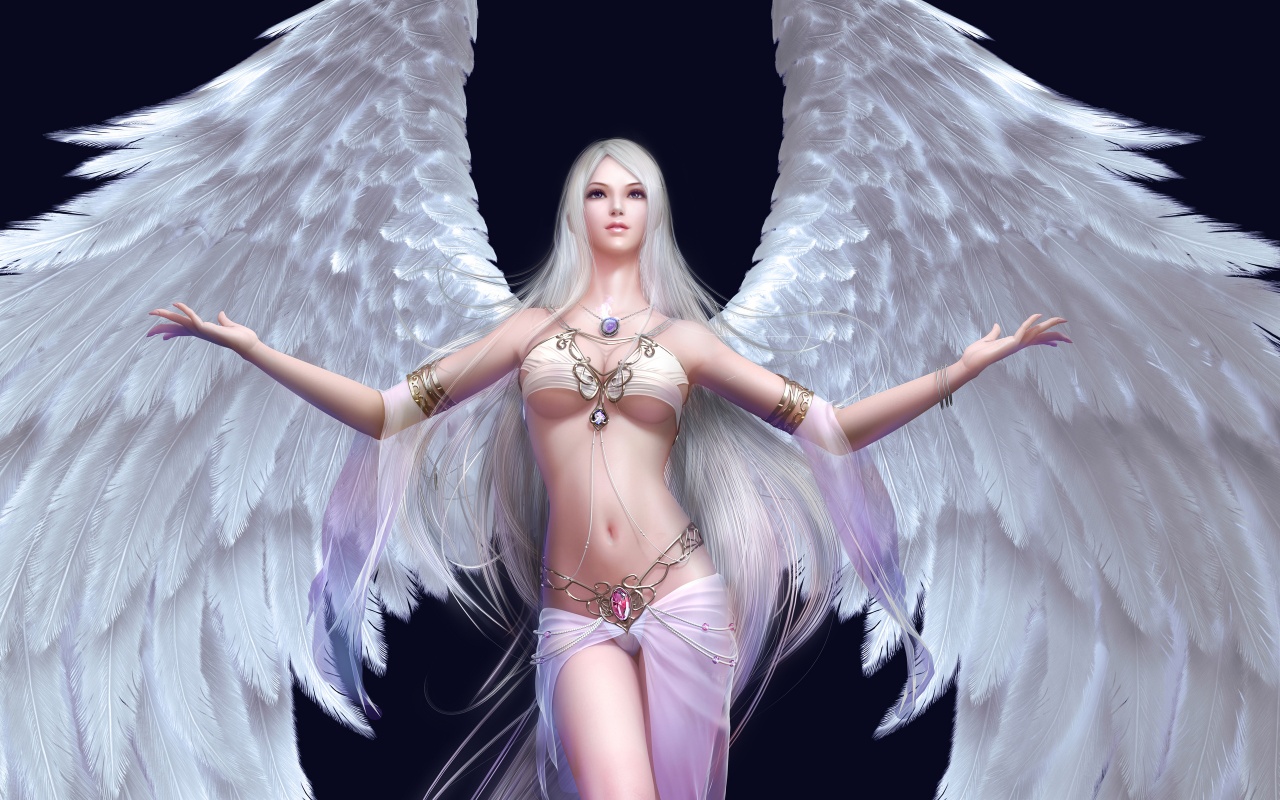 Blonde Wings Fantasy Forsaken World