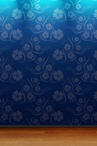 Blue Flowers Wallpaper