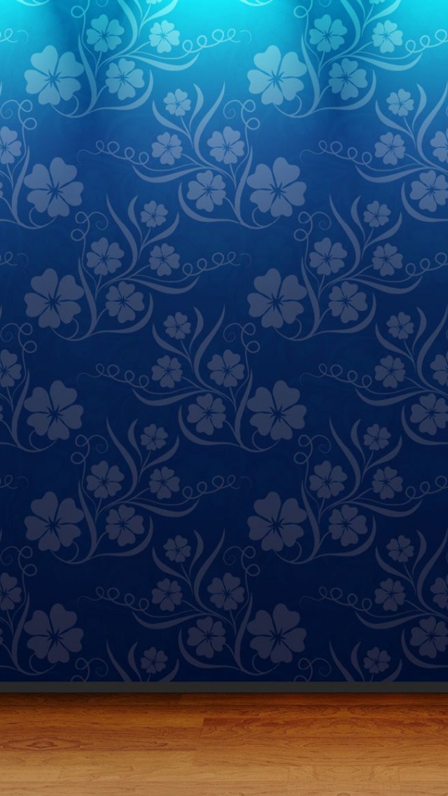 Blue Flowers Wallpaper