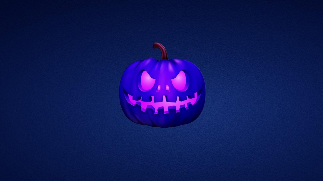 Blue Pumpkin Halloween