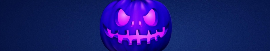 Blue Pumpkin Halloween