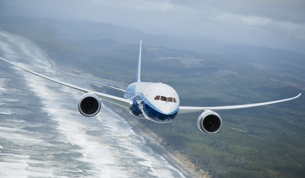 Boeing 787 Dreamliner Flying