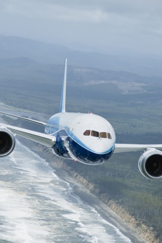 Boeing 787 Dreamliner Flying