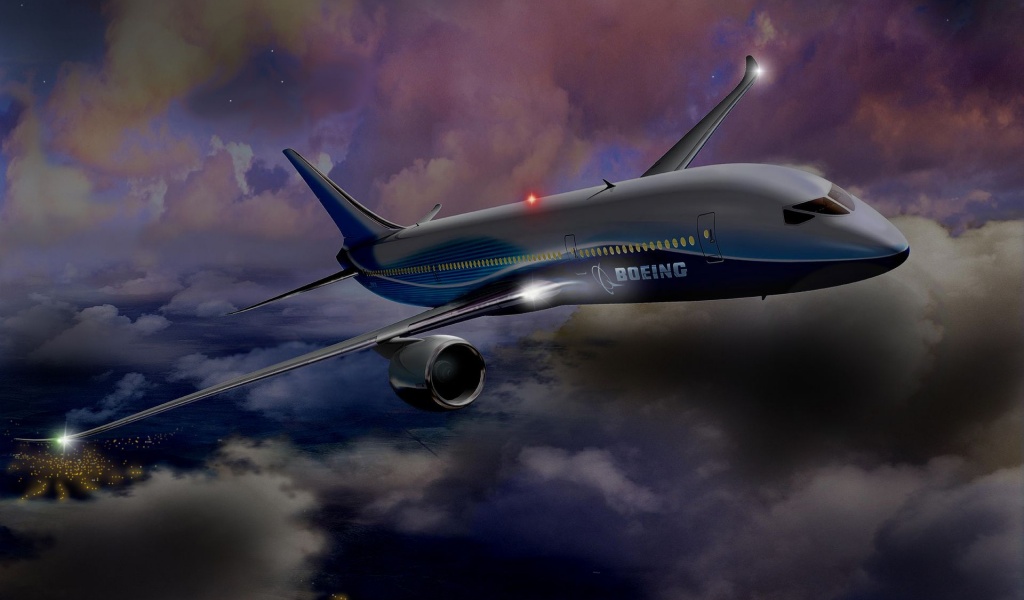 Boeing Night Flight