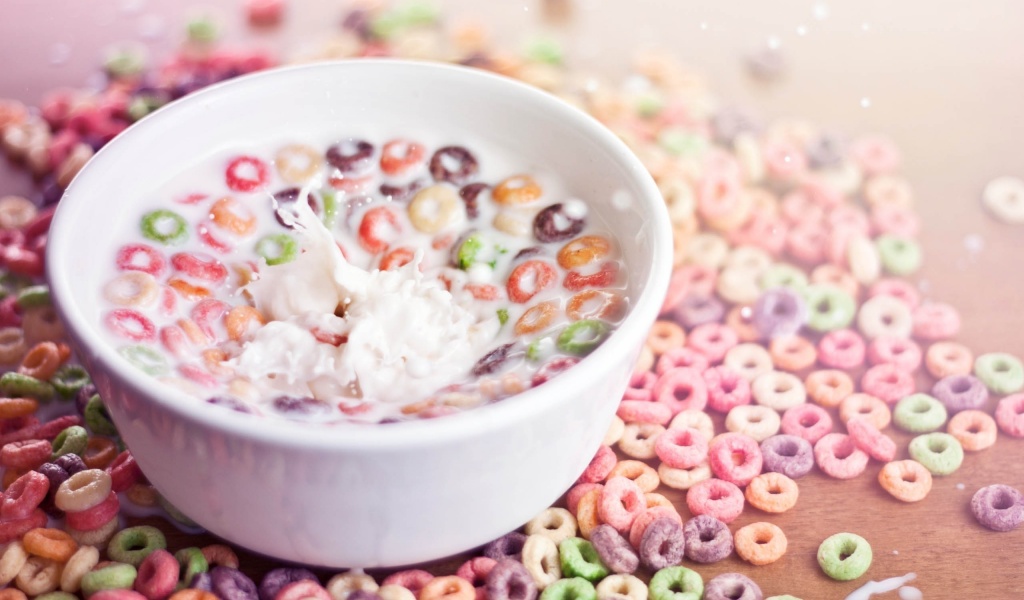 Bowl Of Cereal And Milk