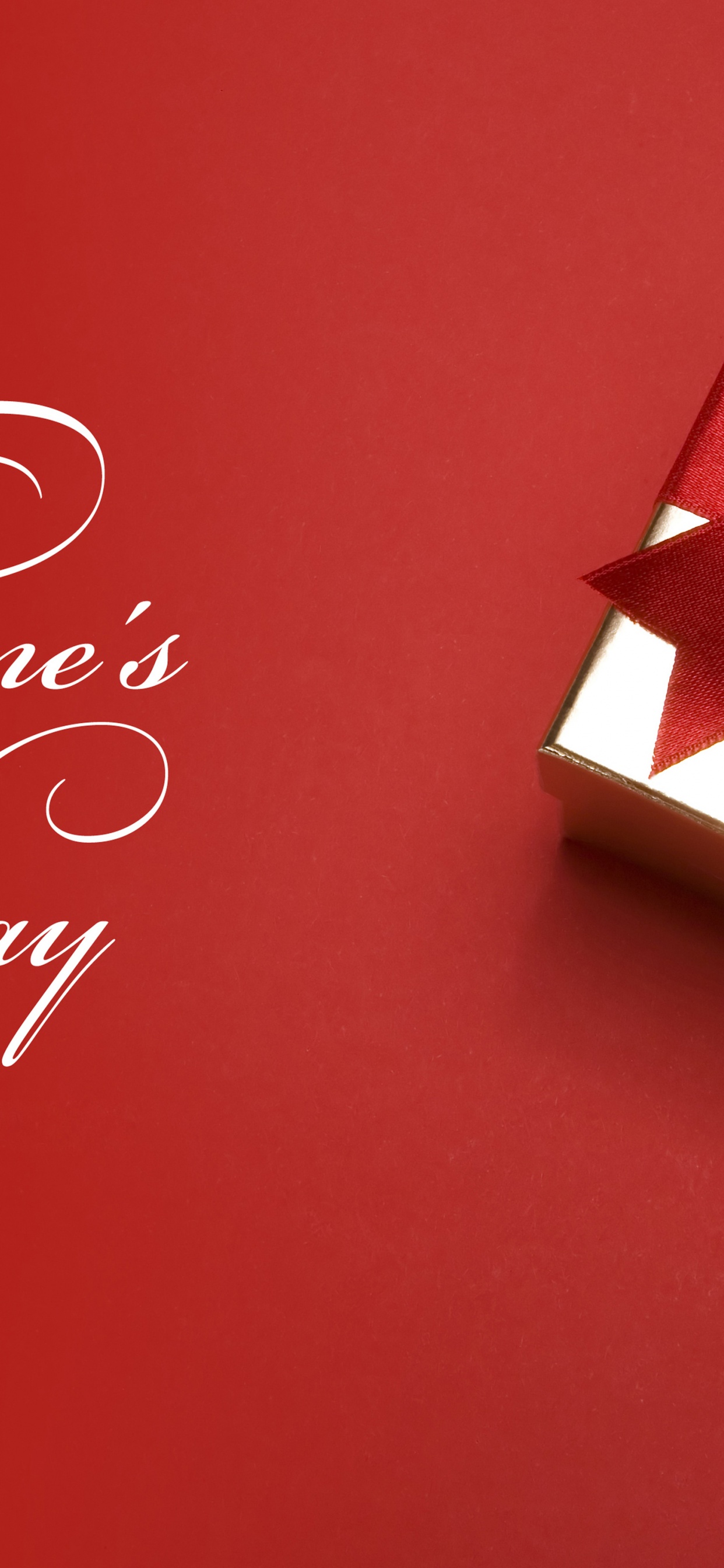 Box Ribbon Gift For Valentine Day