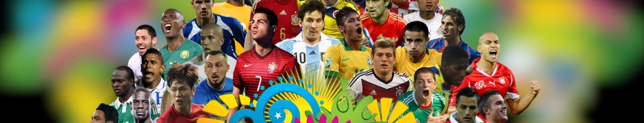 Brazil 2014 World Cup Football Stars