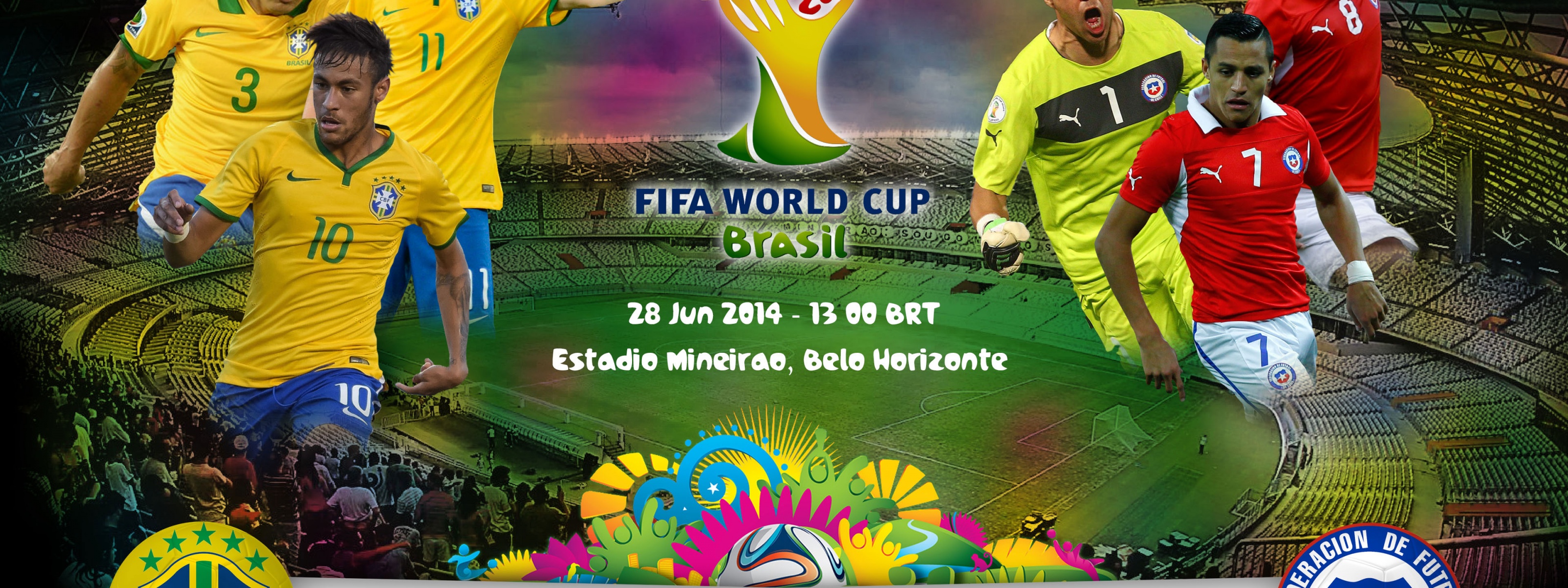 Brazil Vs Chile World Cup 2014