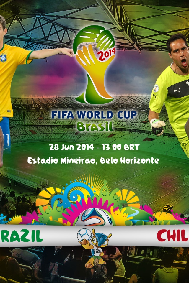 Brazil Vs Chile World Cup 2014