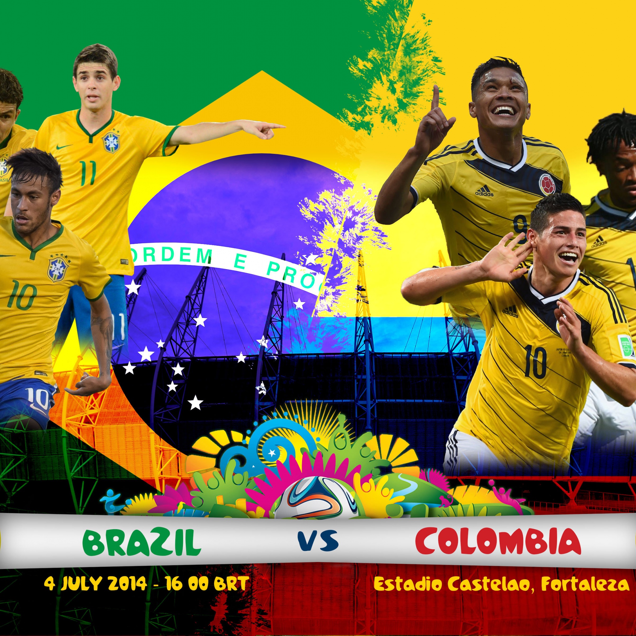 Brazil Vs Colombia Quarter Finals