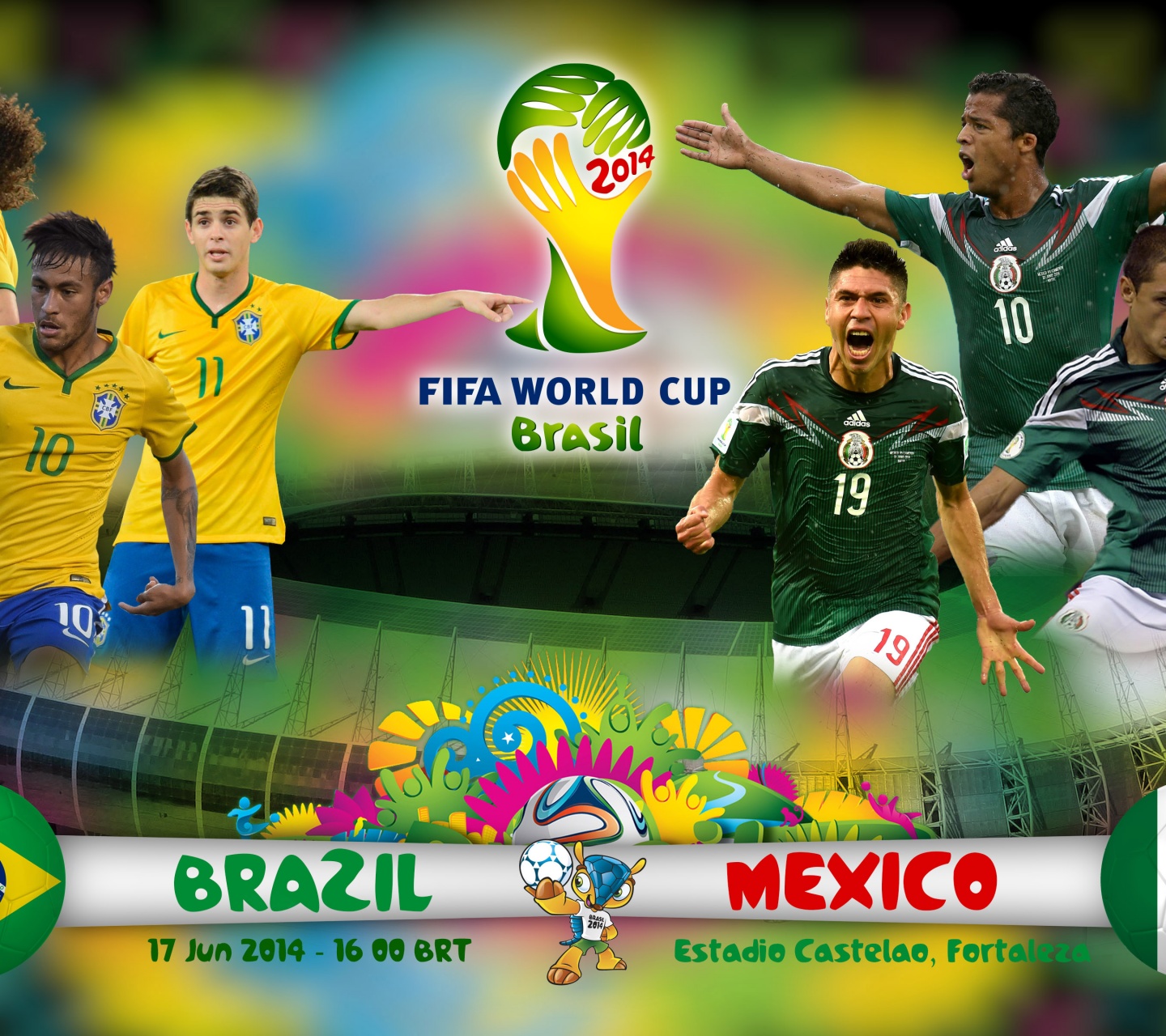 Brazil Vs Mexico 2014 Football Match