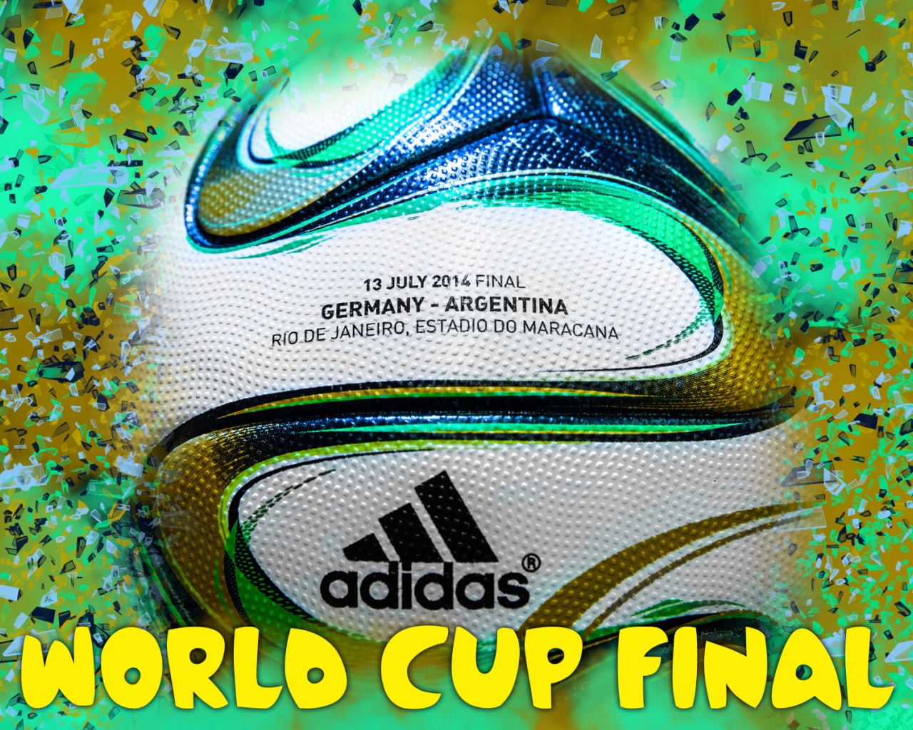 Brazuca Ball For 2014 WC Final