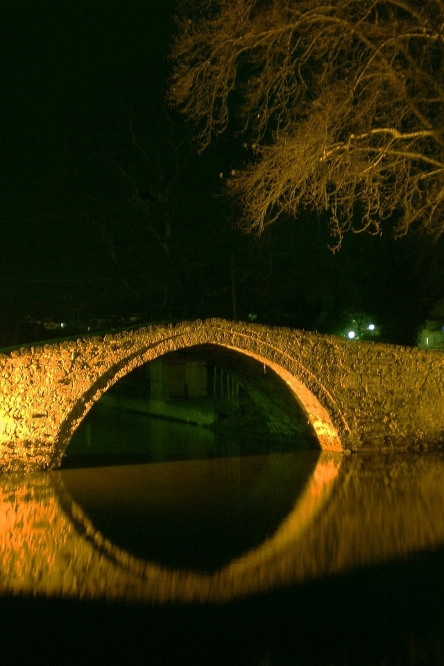 Bridge In Edessa Pella Makedonia Thraki Greece