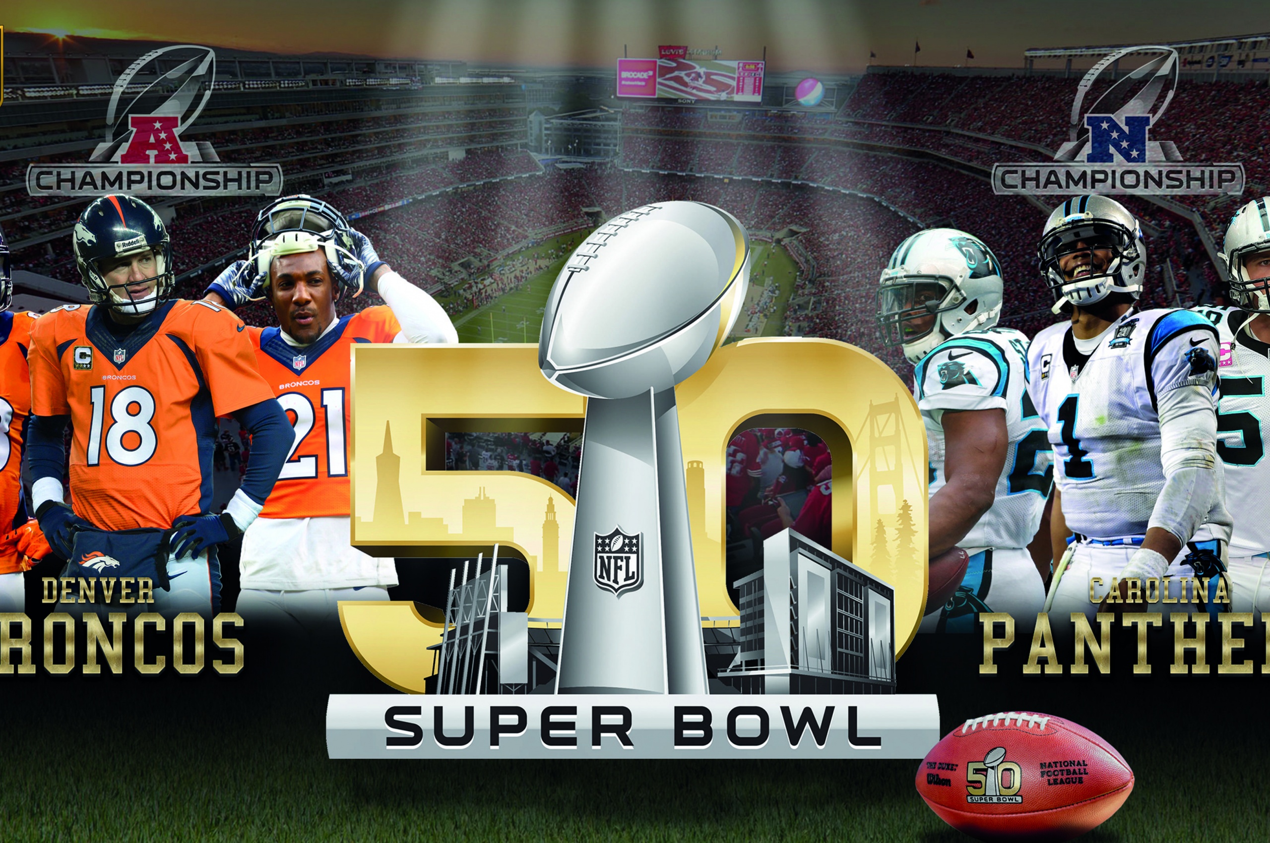 Broncos Vs Panthers Super Bowl 50