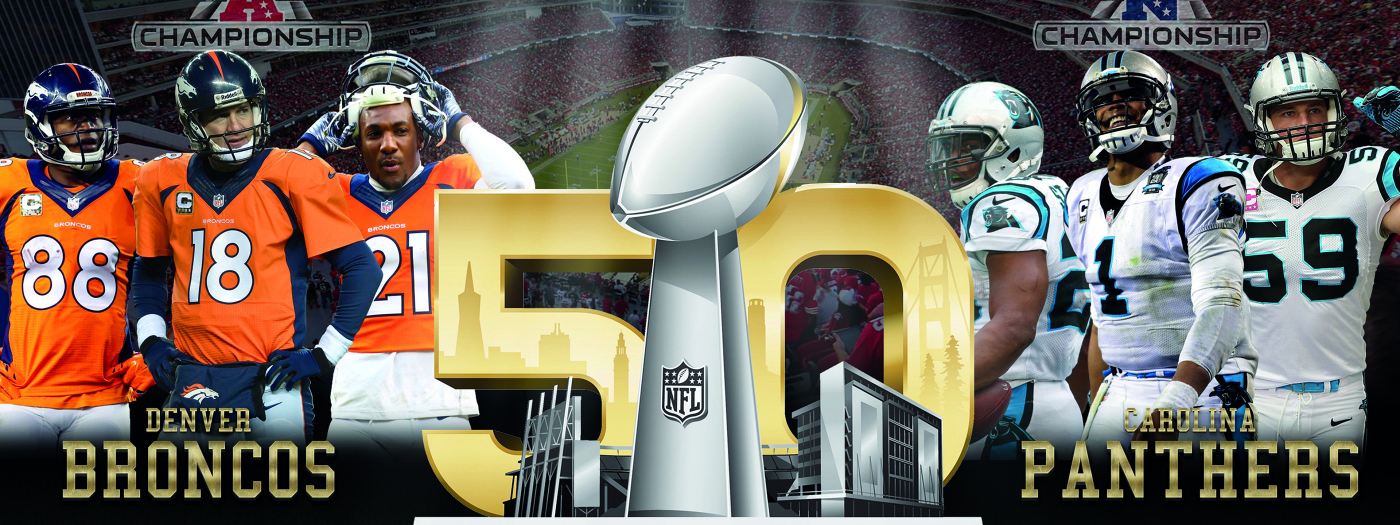 Broncos Vs Panthers Super Bowl 50