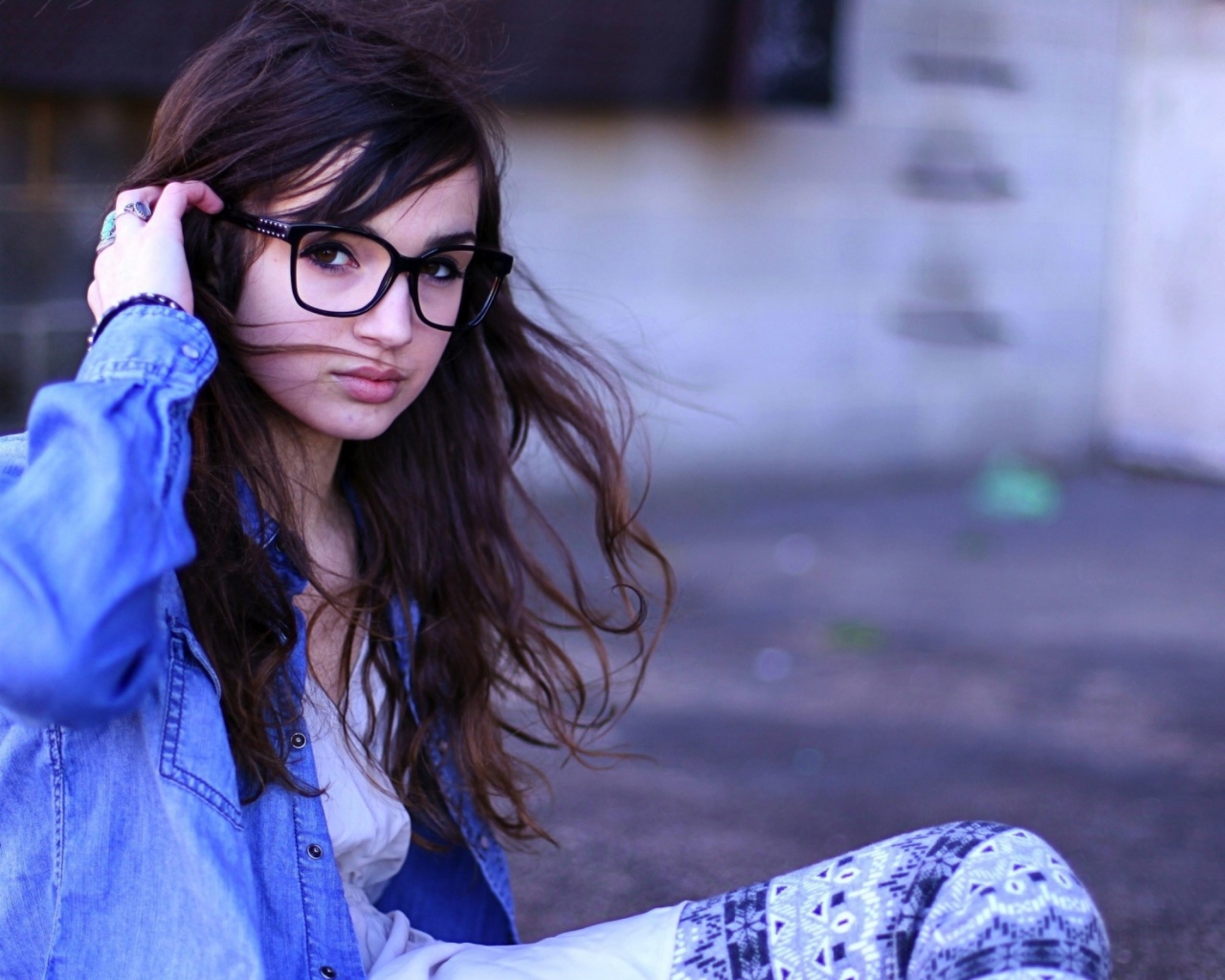 Brunettes Women Glasses