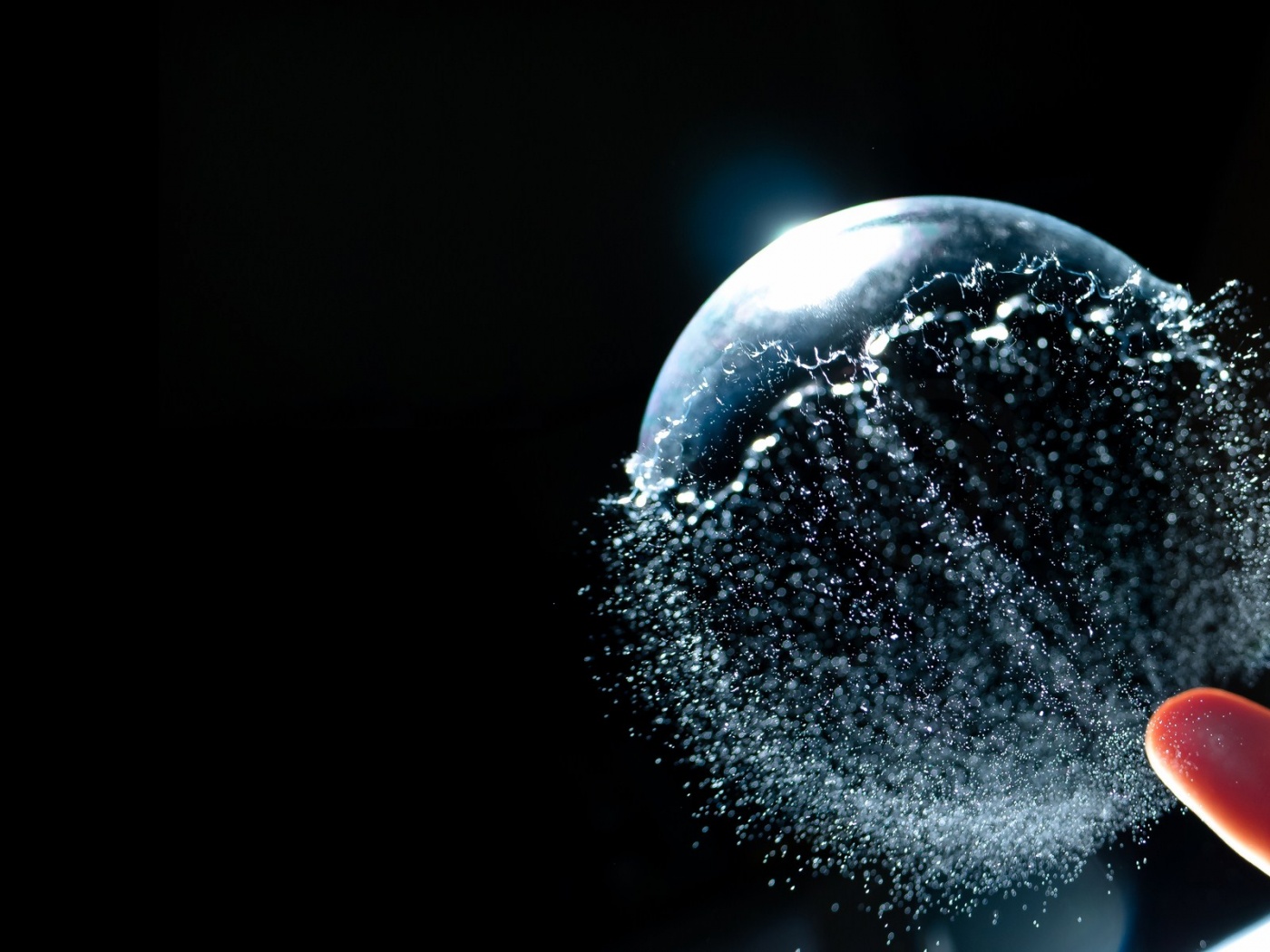 Bubble Ball Water Particles Spray1