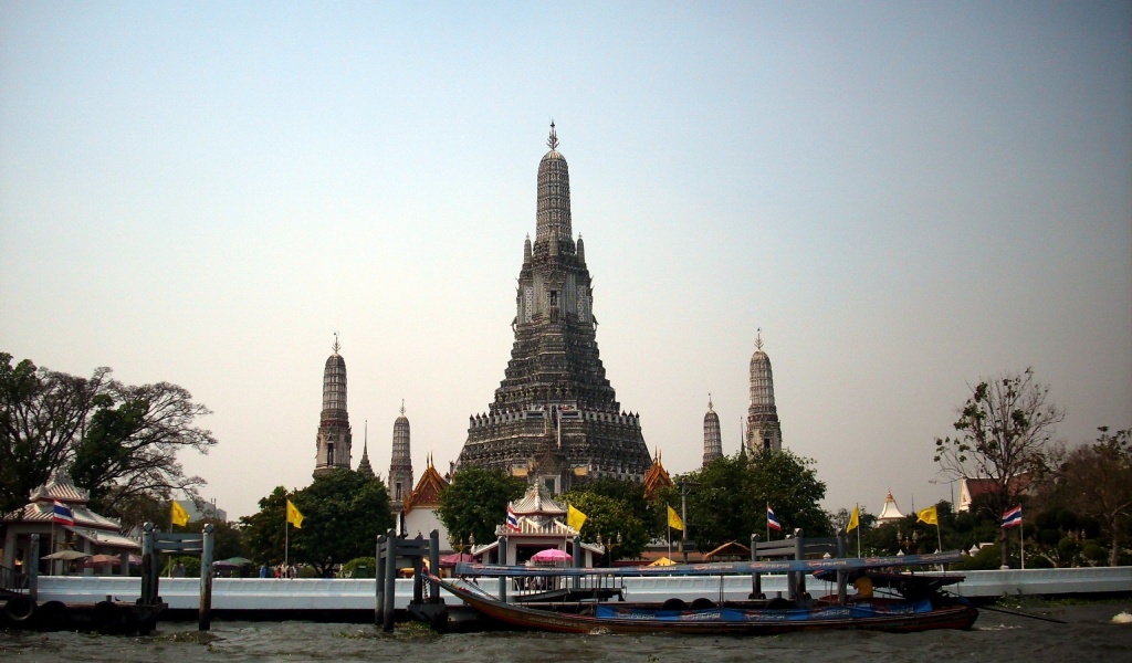 Buildings Landscape Wat Arun Bangkok Yai Bangkok Thailand