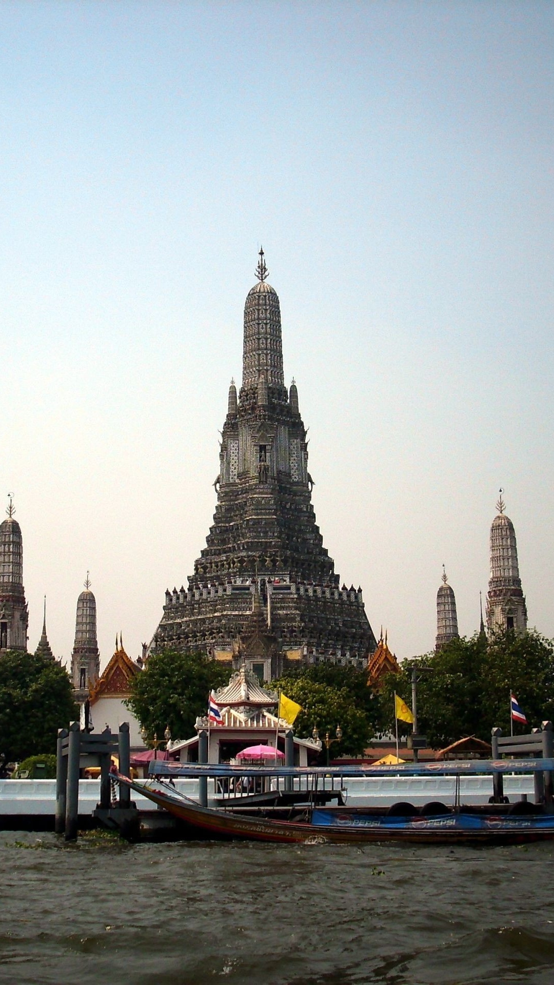 Buildings Landscape Wat Arun Bangkok Yai Bangkok Thailand