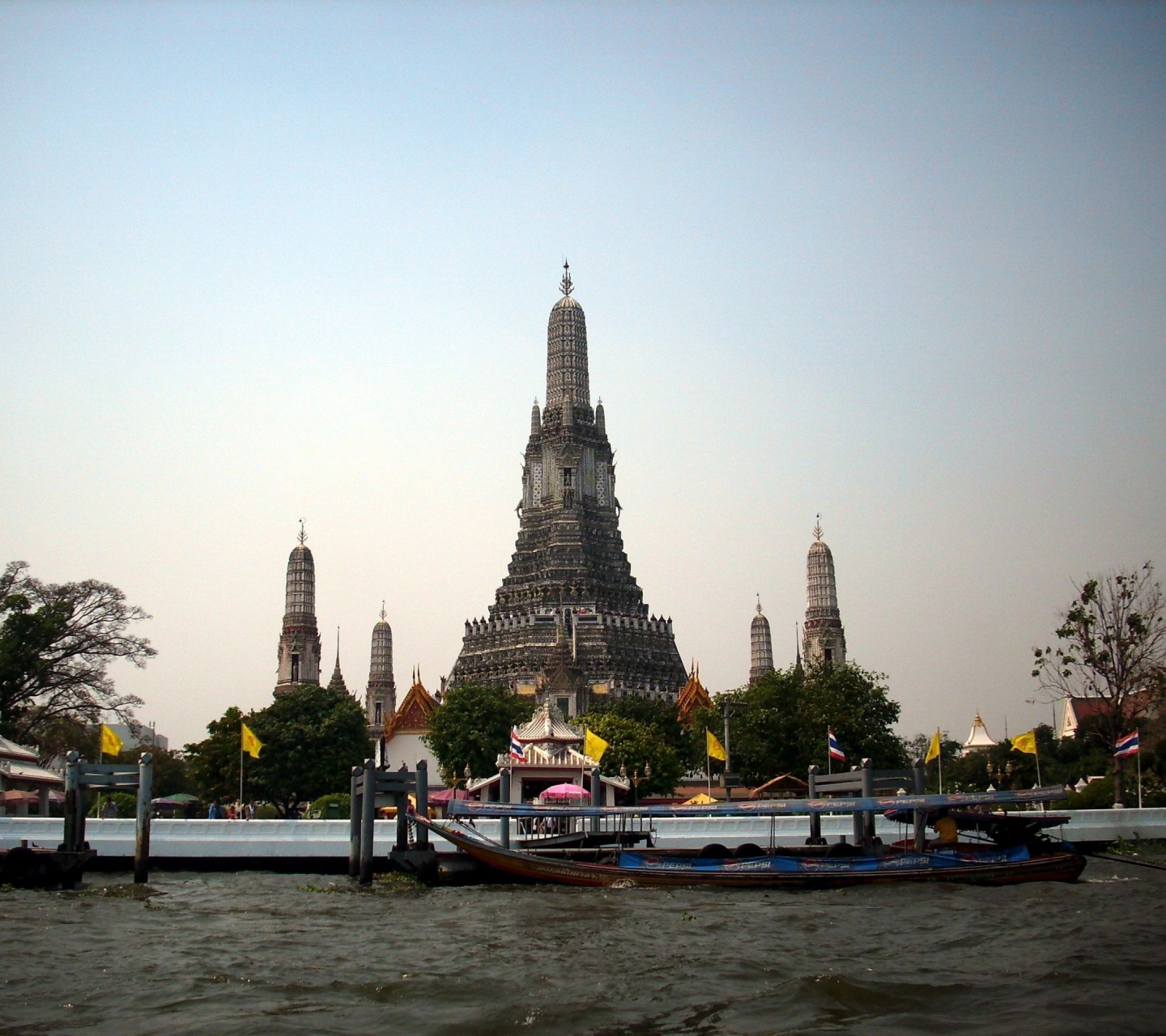 Buildings Landscape Wat Arun Bangkok Yai Bangkok Thailand