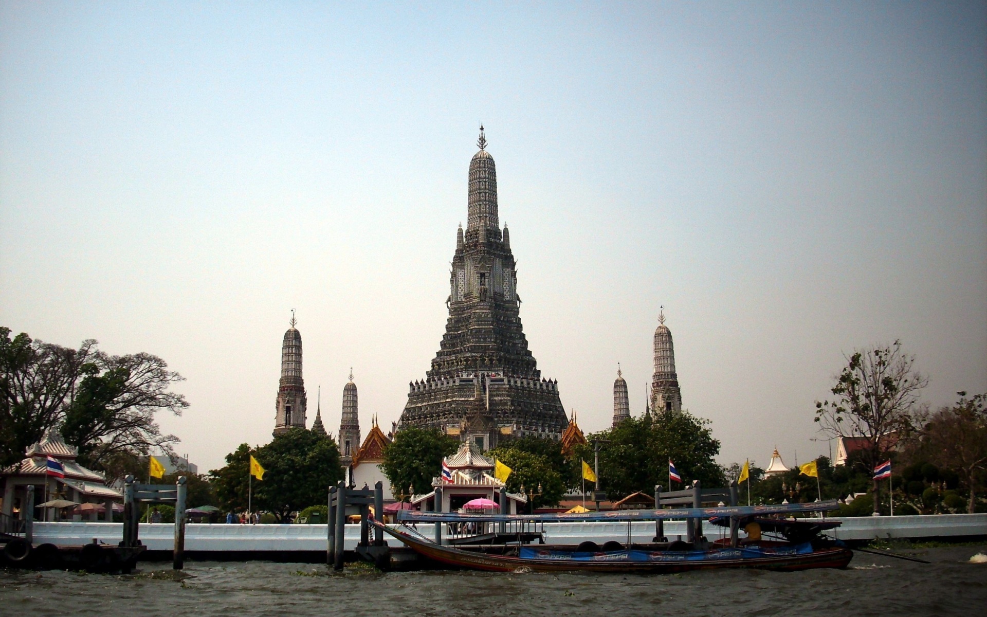 Buildings Landscape Wat Arun Bangkok Yai Bangkok Thailand