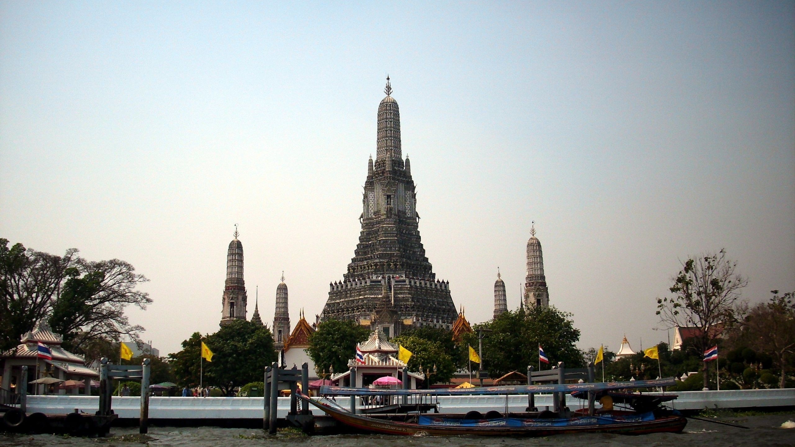 Buildings Landscape Wat Arun Bangkok Yai Bangkok Thailand