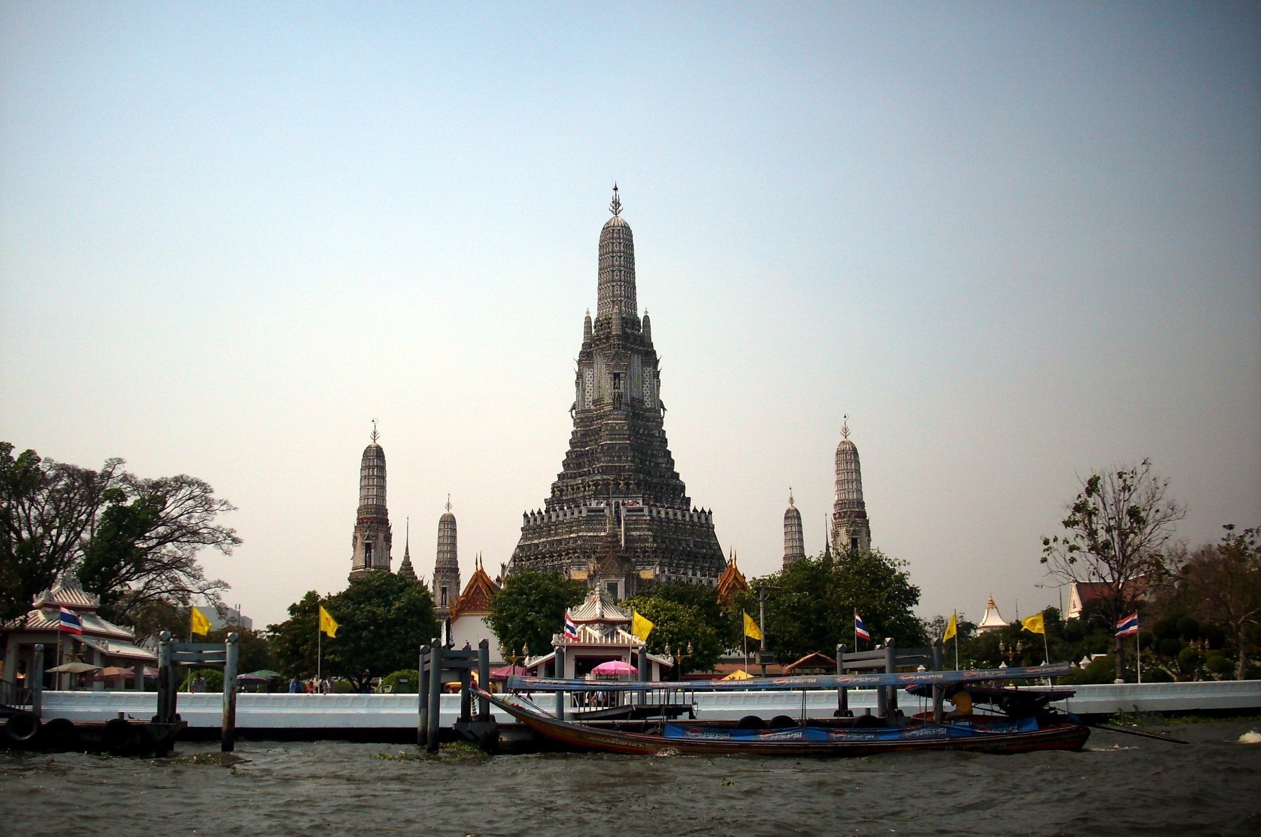 Buildings Landscape Wat Arun Bangkok Yai Bangkok Thailand