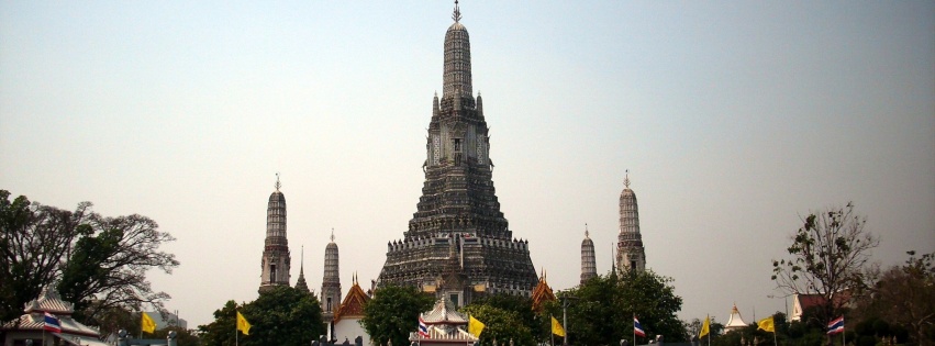 Buildings Landscape Wat Arun Bangkok Yai Bangkok Thailand