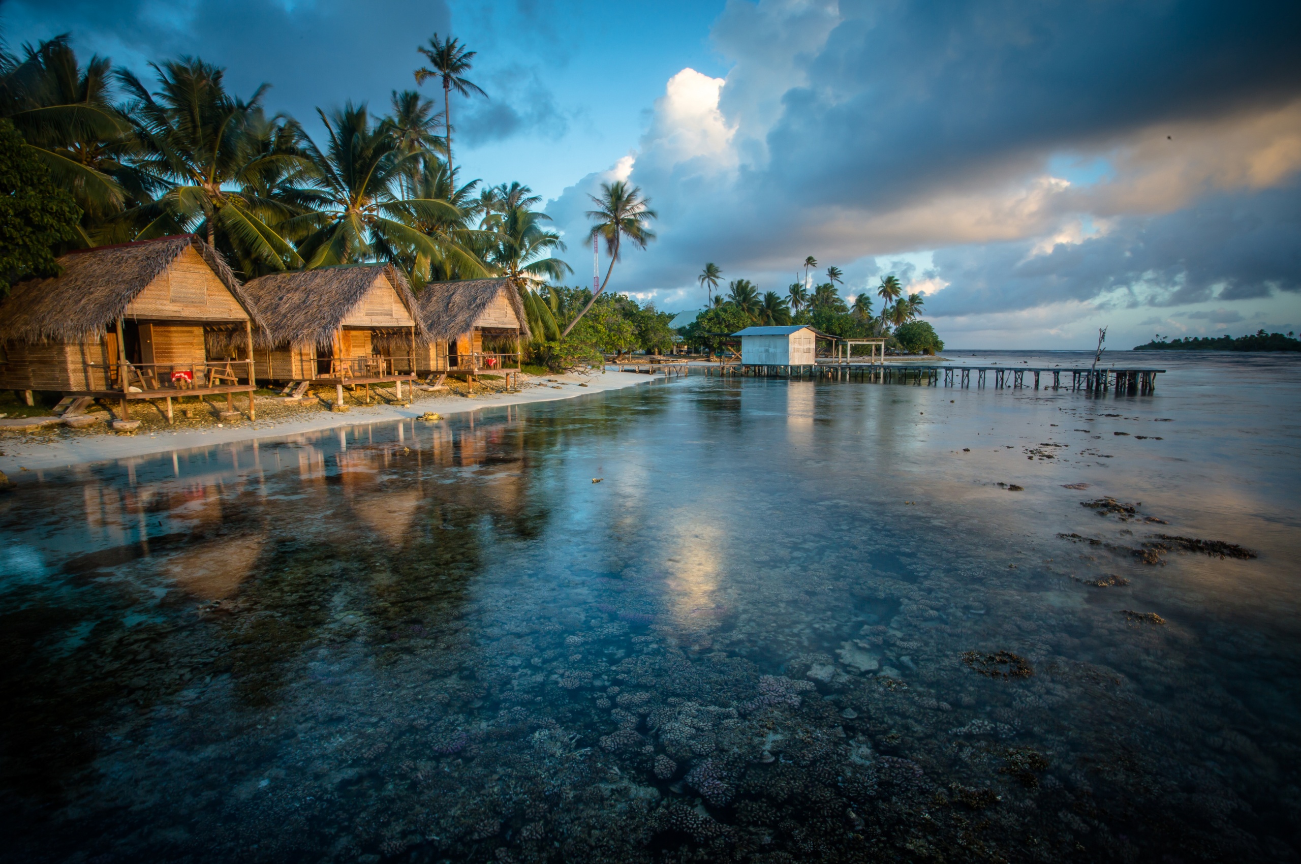 Bungalows In French Polynesia