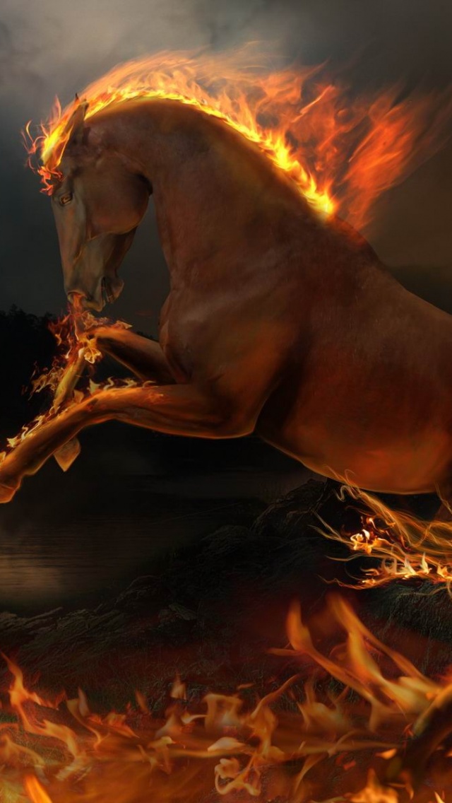 Burning Horse