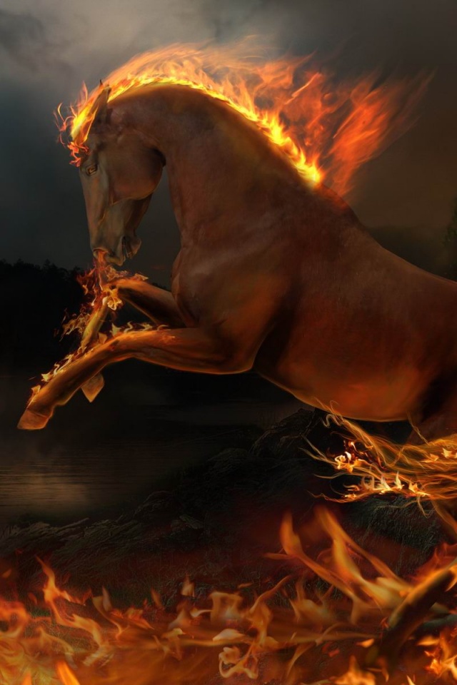 Burning Horse